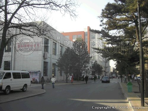 中国人民大学のレストラン前