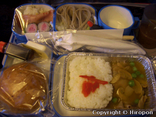 中国南方航空の機内食