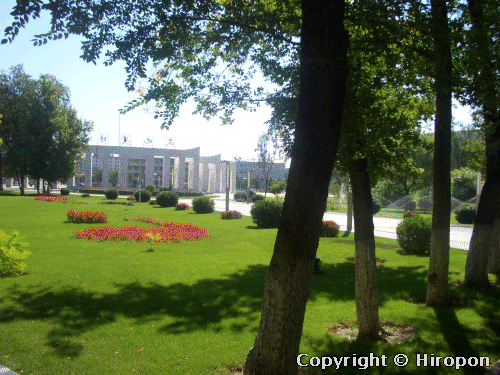 中国の塔城にある公園