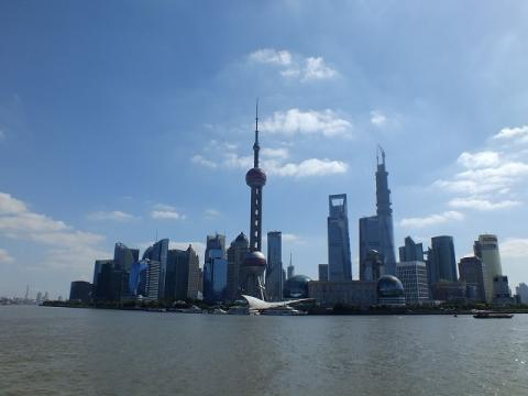 上海の浦東地区